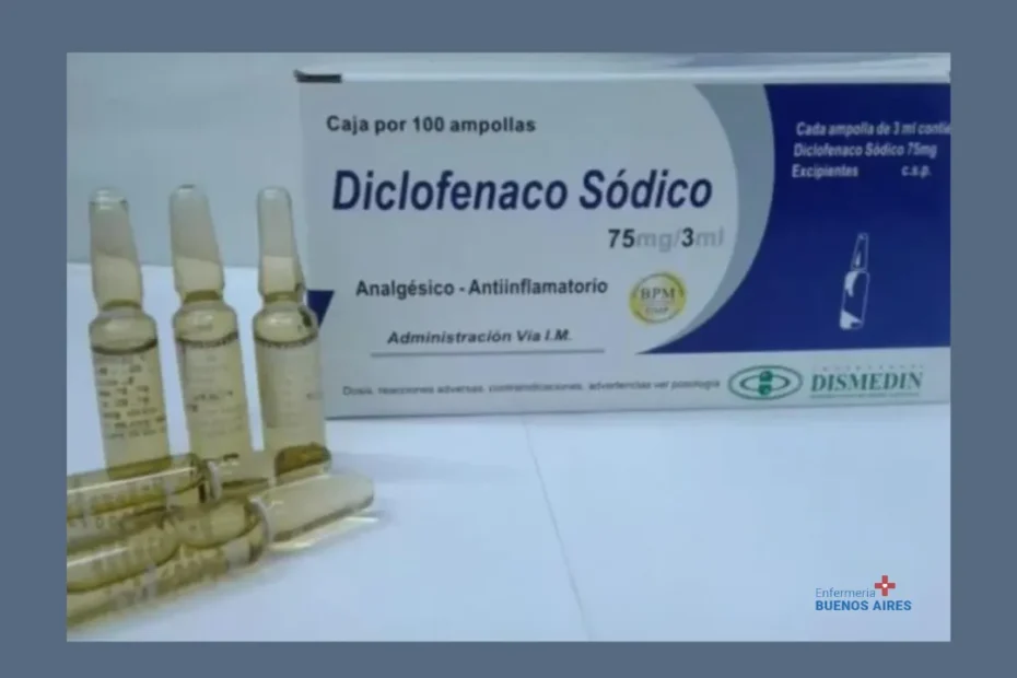 Diclofenac sodico ampolla
