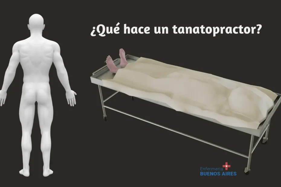 ¿Qué hace un tanatopractor?