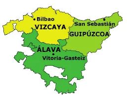 España y provincias: Días festivos 17 Mapa de España por provincias